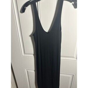 ATM Anthony Thomas Melillo V neckSlub Jersey Tank Dress